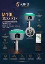 Kit Canhão RTK — Base M10T +Rover M10L Laser 100m +Coletora Android - Imagem 4