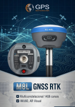 Kit Nitro RTK — Base 5W +Rover (iMU, AR visual) M8L AR +Coletora Android - Imagem 4