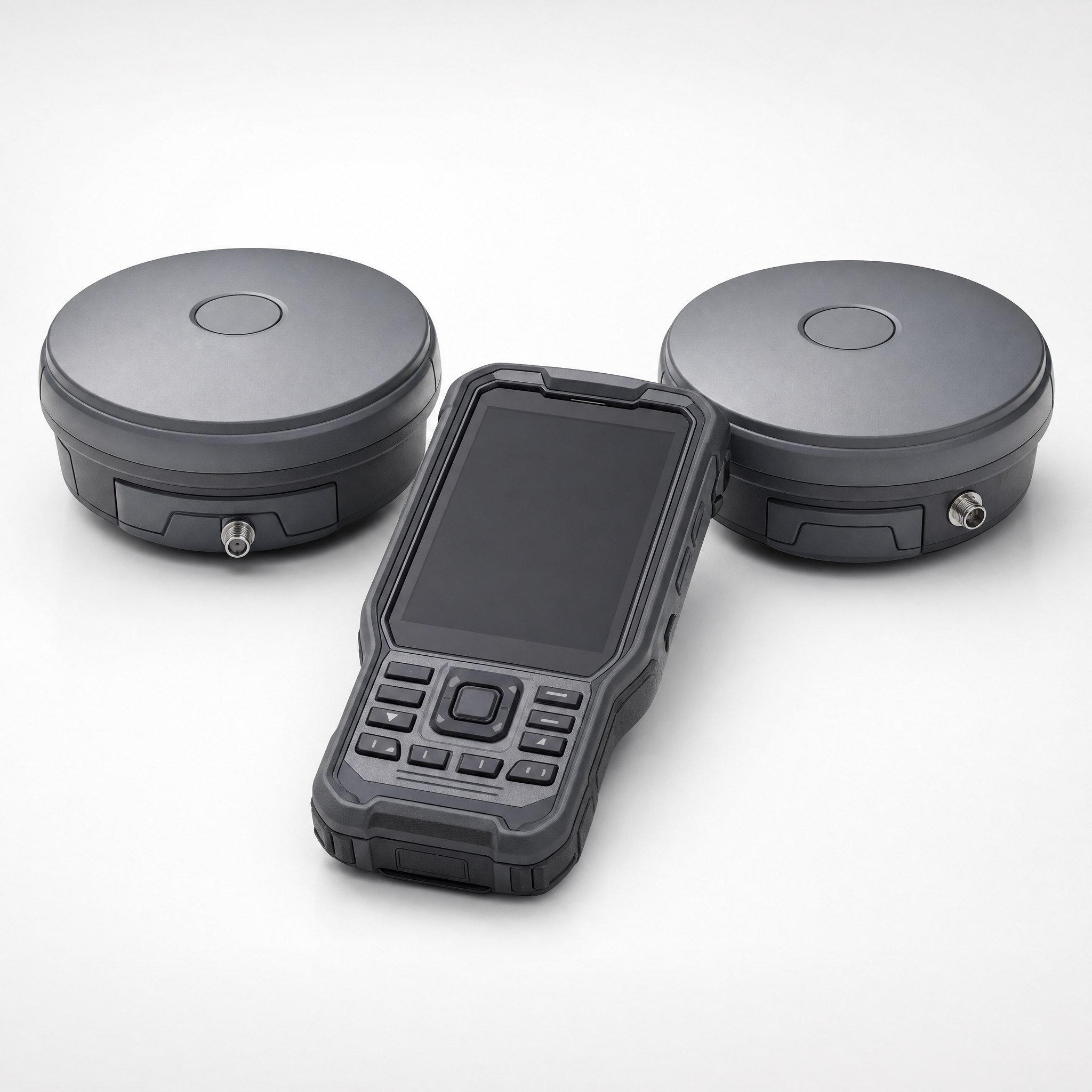 kit-foguete Kit Foguete RTK — Par de Receptores M10T (Base + Rover) + Coletora HC10 - Imagem 1