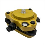 Base Nivelante Tribrach amarela com plummet óptico e suporte de adaptador de Tribrach GPS