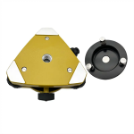 Base Nivelante Tribrach amarela com plummet óptico e suporte de adaptador de Tribrach GPS - Imagem 2